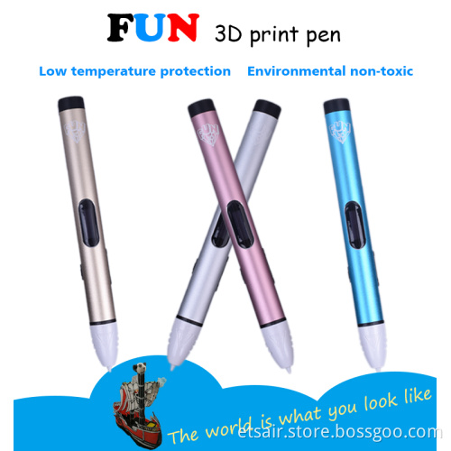 ETSAIR Low Temperature School Kids 3D Printer Pen Novelty 2017